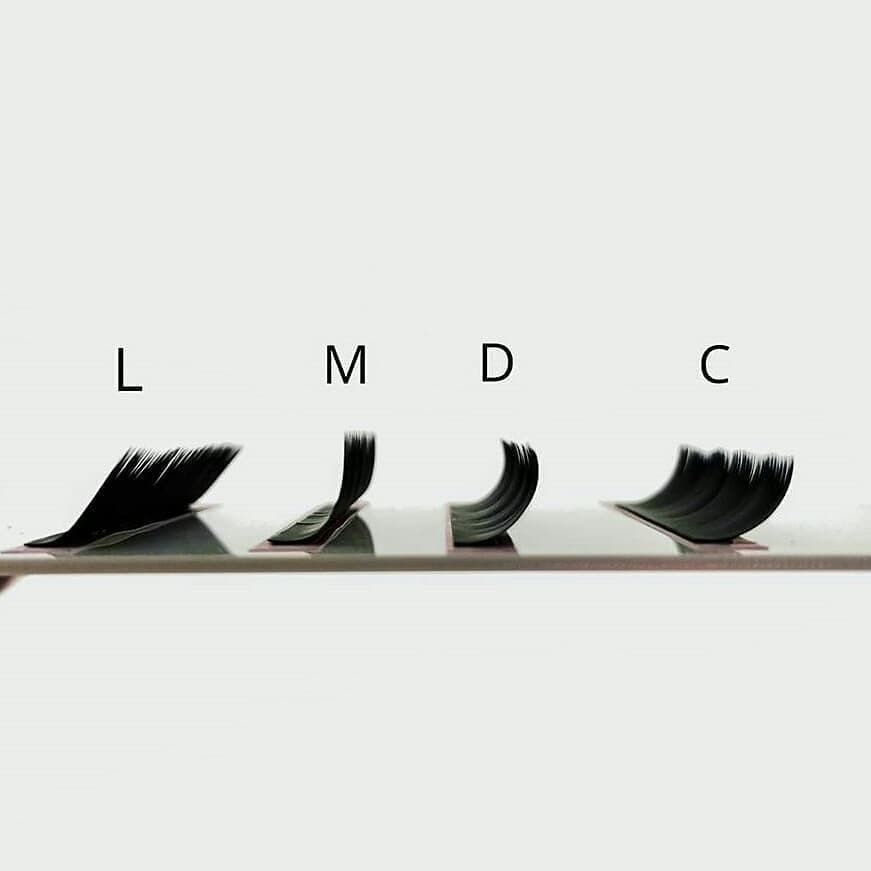 Изгибы ресниц (B, C, D, U, L, L+) - Международная Lash&Brow Академия Анны Собяниной